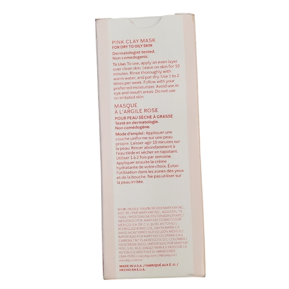 Mary Kay Pink Clay Mask Special Edition New 155315 Dry To Oily Skin 3 oz - Picture 10 of 12